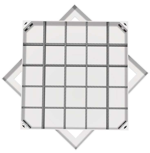 来安不锈钢方井展示